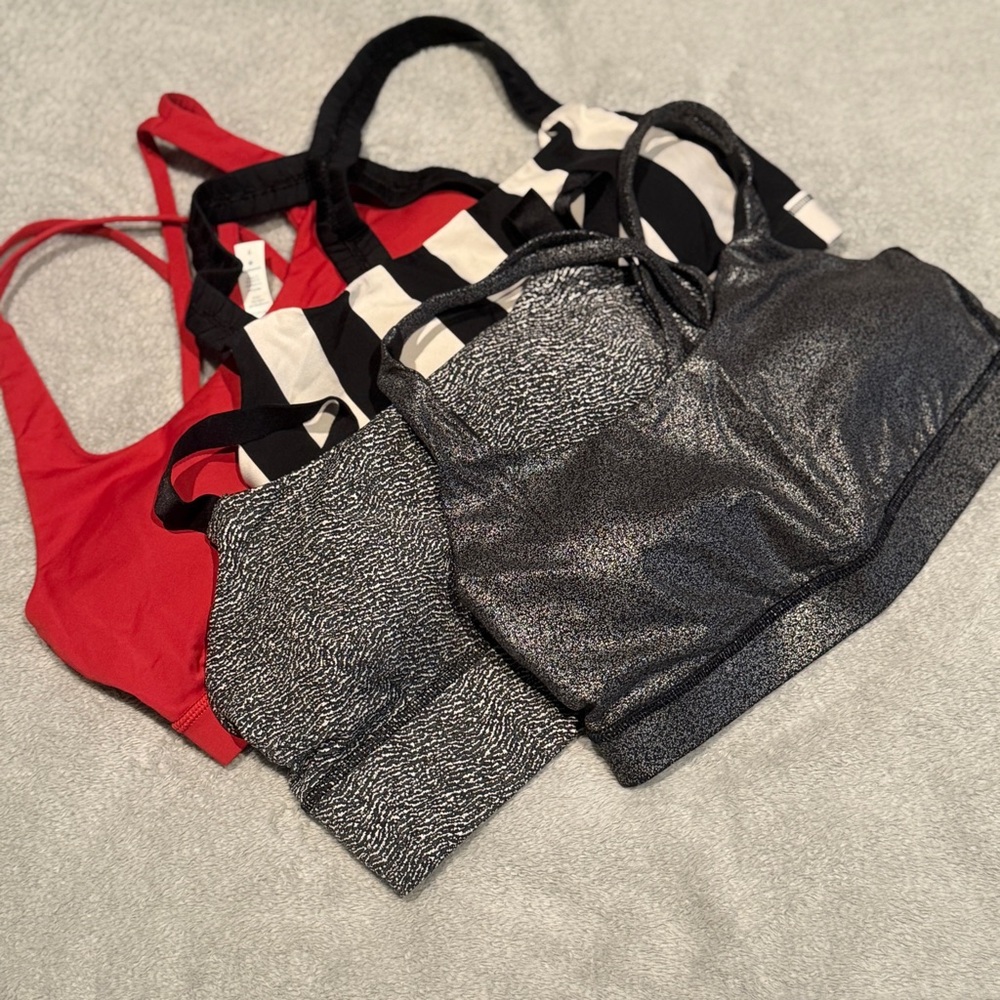 Lululemon Sports Bras - set of 4 in variety of colors and designs!